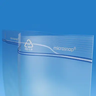 microsnap Druckverschlussbeutel transparent 50my