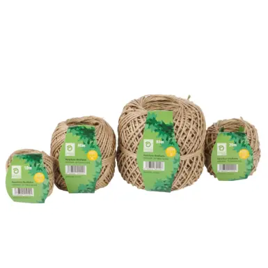 WIHEDÜ Flachsbindfaden Kordel mittelstark für Pakete bis 8kg