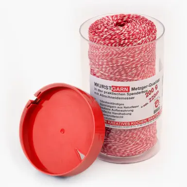 WIHEDÜ Kordelbox Kordelzwerg XXL mit Wurstgarn