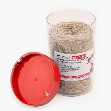 WIHEDÜ Kordelbox Kordelzwerg XXL mit PP Schnur Bindfaden