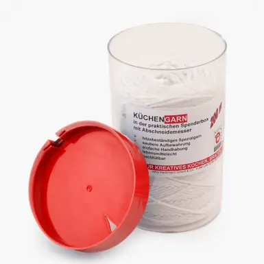 WIHEDÜ Kordelbox Kordelzwerg XXL mit PES Küchengarn