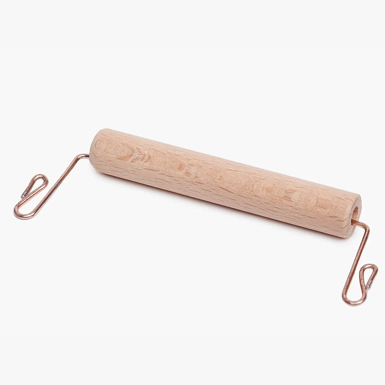 Pakettraeger-590.273 WIHEDÜ Paketträger aus Holz mit Metallbügel unbedruckt