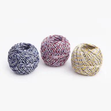 WIHE-lon Recyclingschnur-Knäuel farbig meliert Art. 300103