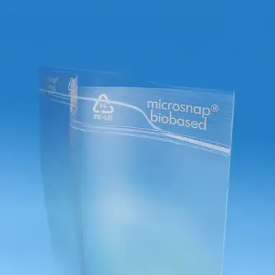microsnap®-Druckverschlussbeutel biobasiert 50µ