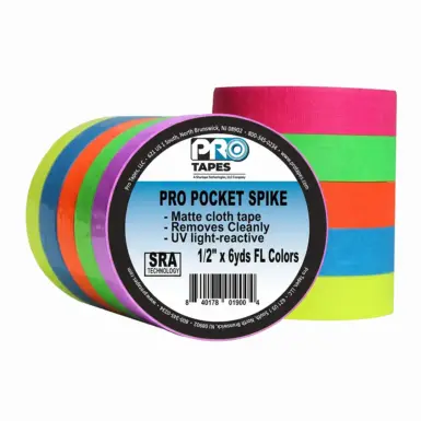 Pro® Pocket Spike Stack von Pro Tapes fluor neon 5 Farben